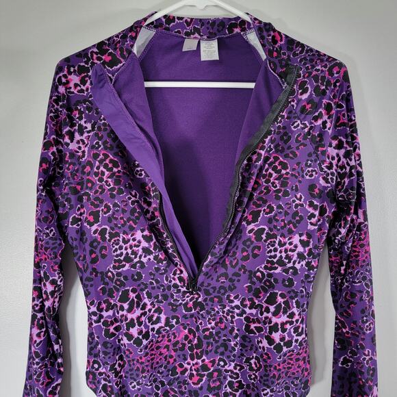 Mynah Rash Guard One-Piece Swimsuit Surfsuit Womens L SPF Watersports Beach - Picture 2 of 7